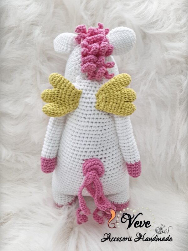 Unicorn croșetat - imagine 2