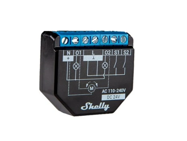 Shelly Plus 2PM2 intrerupator de releu inteligent WiFi