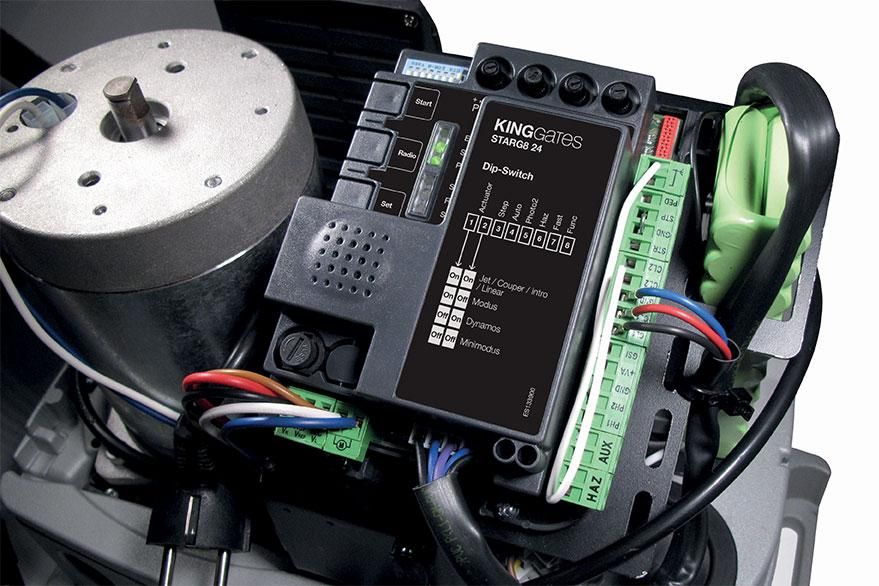 Automatizare poarta culisanta 400KG, 24V, Uz intensiv, King Gates - imagine 2