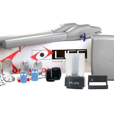 Kit automatizare poarta batanta 2x2 metri Life OPTIMO2