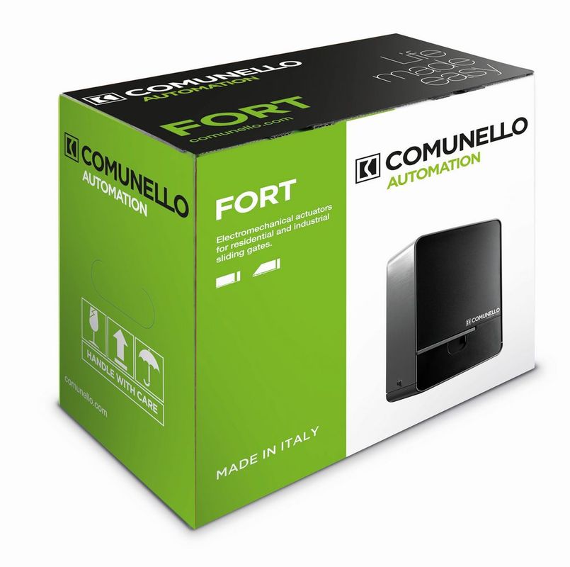 Kit automatizare poarta culisanta Comunello Fort 400 24V, 2 telecomenzi, placa de comanda HP - imagine 7